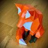 Papercraft world, origami models, 3D paper art, Brain Spice, fox