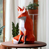 Papercraft world, origami models, 3D paper art, Brain Spice, fox