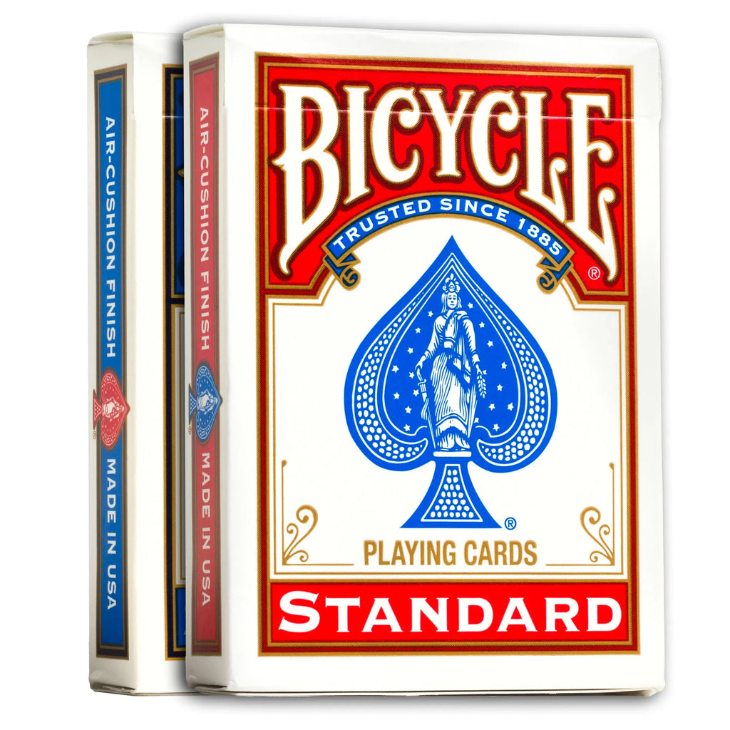 2-Deck Set - Bicycle Poker Playing Cards - Rider Back - Brain Spice