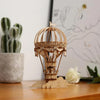 Hot Air Balloon - 3D Wooden Model - Brain Spice