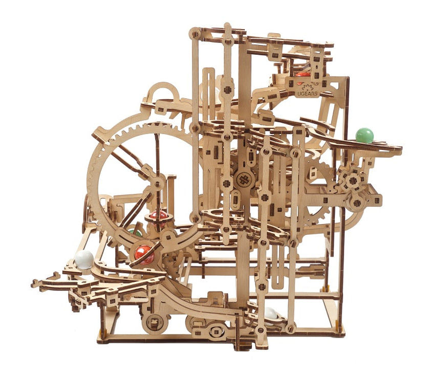 Mechanical Wood Marble Run Spiral Hoist for Sale