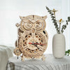 Mechanical Models Owl Clock - Brain Spice