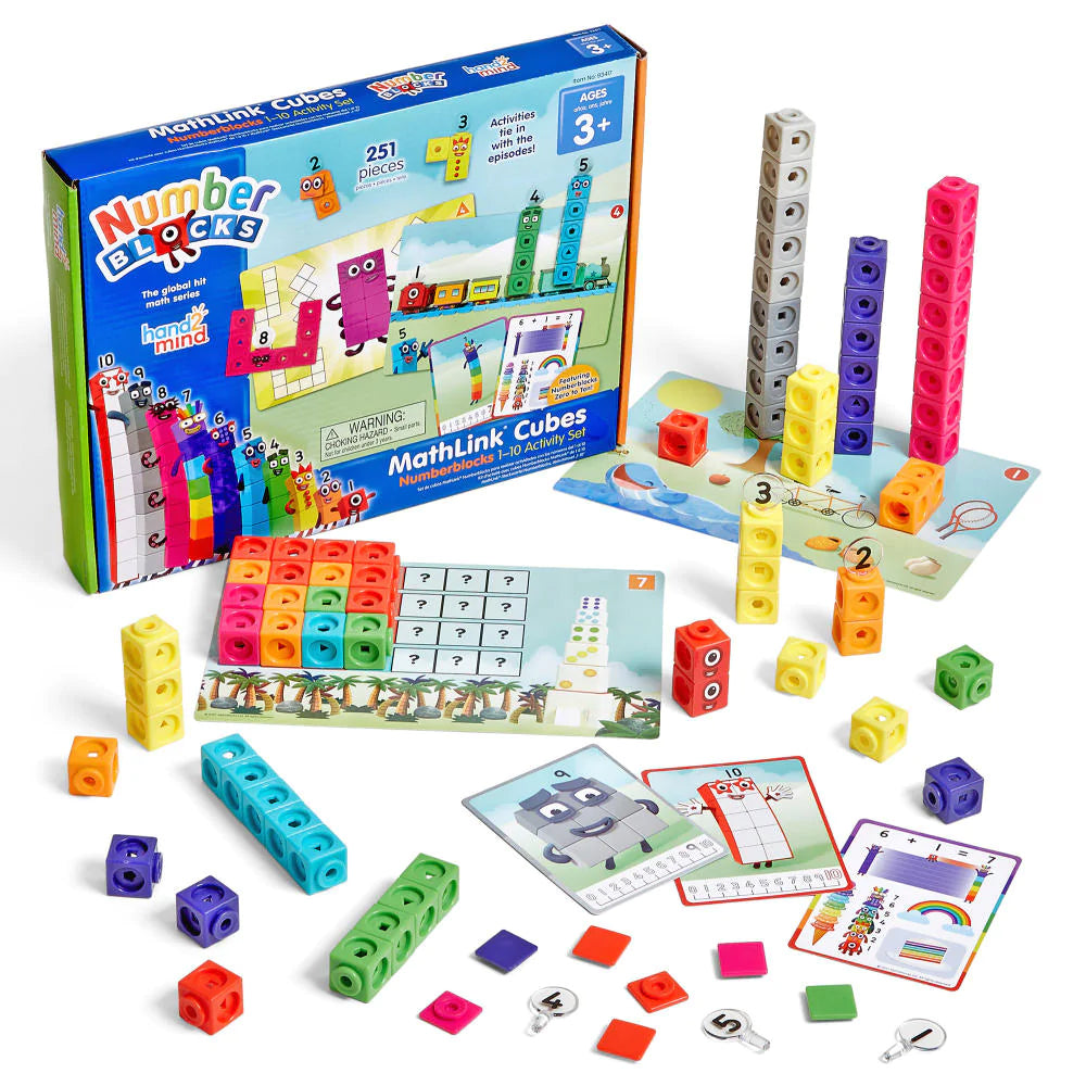 NumberBlocks 1-10 - Mathlink Cubes - Brain Spice