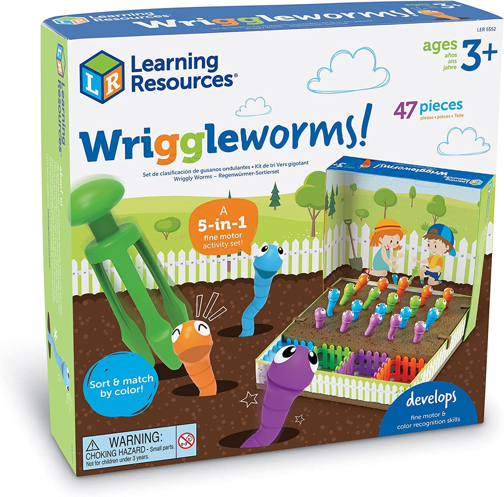 WriggleWorms Fine Motor Activity Set - Brain Spice