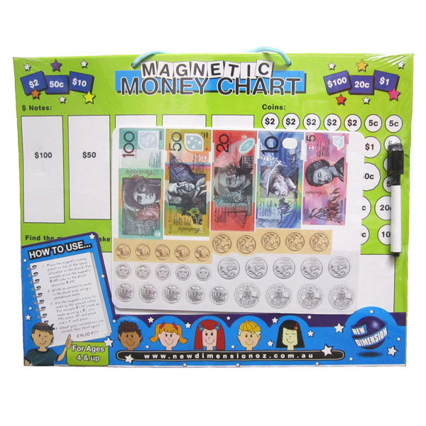 Magnetic Learning Money Chart - Brain Spice